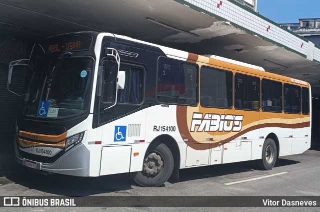 Transportes Fabio's RJ 154.100 na cidade de Duque de Caxias, Rio de Janeiro, Brasil, por Vitor Dasneves. ID da foto: 11788488.