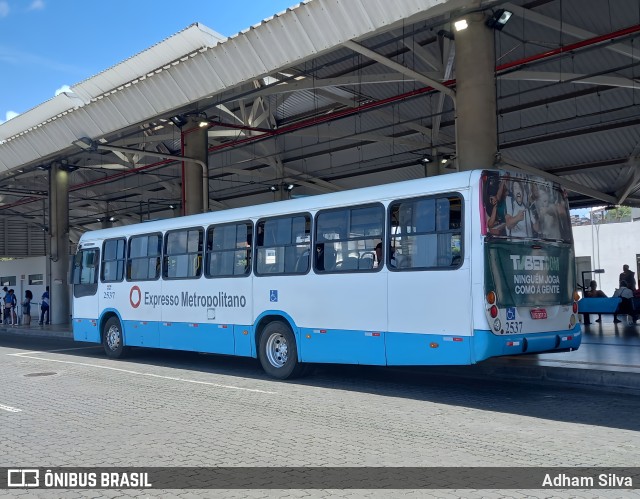 Expresso Metropolitano Transportes 2537 na cidade de Salvador, Bahia, Brasil, por Adham Silva. ID da foto: 11788243.
