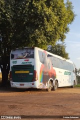 Eucatur - Empresa União Cascavel de Transportes e Turismo 4927 na cidade de Alta Floresta, Mato Grosso, Brasil, por Cristian Schumann. ID da foto: :id.