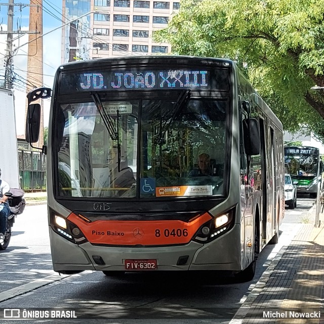 TRANSPPASS - Transporte de Passageiros 8 0406 na cidade de São Paulo, São Paulo, Brasil, por Michel Nowacki. ID da foto: 11791189.