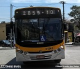Viação Metrópole Paulista - Zona Leste 3 1342 na cidade de São Paulo, São Paulo, Brasil, por Gilberto Mendes dos Santos. ID da foto: :id.