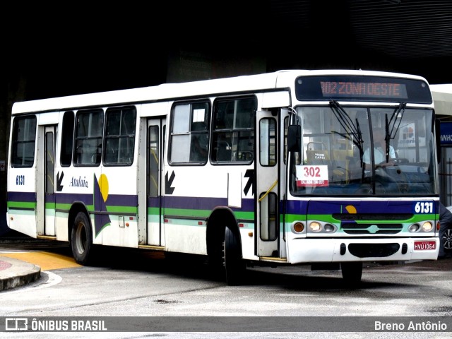 Viação Atalaia Transportes 6131 na cidade de Aracaju, Sergipe, Brasil, por Breno Antônio. ID da foto: 11794601.