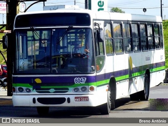 Viação Atalaia Transportes 6047 na cidade de Aracaju, Sergipe, Brasil, por Breno Antônio. ID da foto: 11794598.