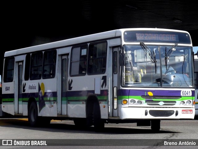 Viação Atalaia Transportes 6041 na cidade de Aracaju, Sergipe, Brasil, por Breno Antônio. ID da foto: 11794591.