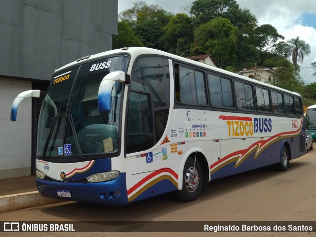 Tizoco Buss 9422 na cidade de Barão de Cocais, Minas Gerais, Brasil, por Reginaldo Barbosa dos Santos. ID da foto: 11795234.
