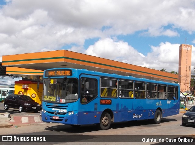 Bettania Ônibus 30190 na cidade de Belo Horizonte, Minas Gerais, Brasil, por Quintal de Casa Ônibus. ID da foto: 11795029.