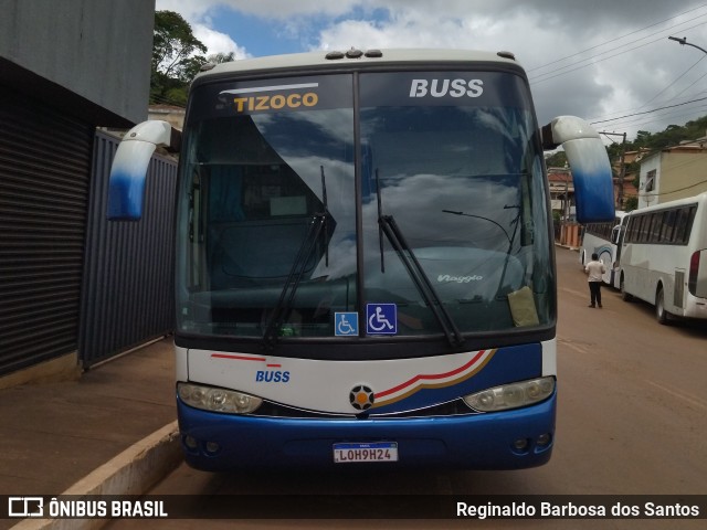 Tizoco Buss 9422 na cidade de Barão de Cocais, Minas Gerais, Brasil, por Reginaldo Barbosa dos Santos. ID da foto: 11795249.