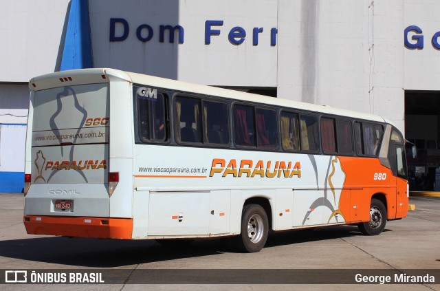 Viação Paraúna 980 na cidade de Goiânia, Goiás, Brasil, por George Miranda. ID da foto: 11795633.