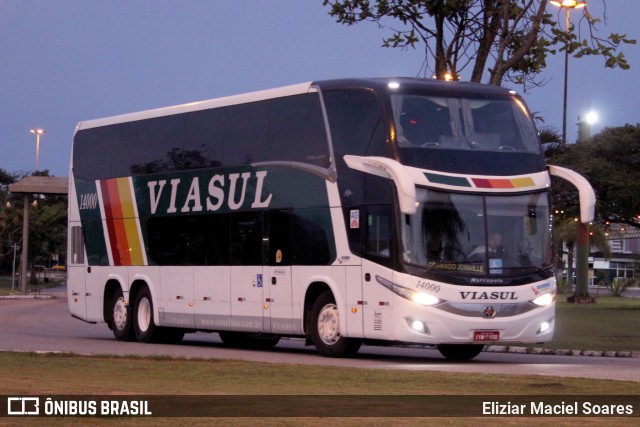 Viasul - Auto Viação Venâncio Aires 14000 na cidade de Florianópolis, Santa Catarina, Brasil, por Eliziar Maciel Soares. ID da foto: 11795208.