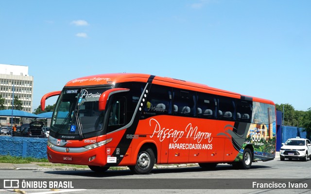 Empresa de Ônibus Pássaro Marron 5830 na cidade de São Paulo, São Paulo, Brasil, por Francisco Ivano. ID da foto: 11798381.