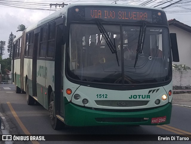 Jotur - Auto Ônibus e Turismo Josefense 1512 na cidade de São José, Santa Catarina, Brasil, por Erwin Di Tarso. ID da foto: 11797640.