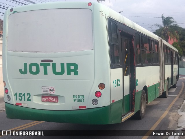 Jotur - Auto Ônibus e Turismo Josefense 1512 na cidade de São José, Santa Catarina, Brasil, por Erwin Di Tarso. ID da foto: 11797644.