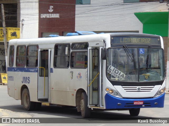JMS Transportes 0550 na cidade de Vitória de Santo Antão, Pernambuco, Brasil, por Kawã Busologo. ID da foto: 11797731.
