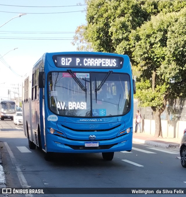 Serramar Transporte Coletivo 14306 na cidade de Serra, Espírito Santo, Brasil, por Wellington  da Silva Felix. ID da foto: 11800215.