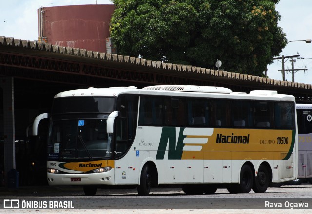 Viação Nacional 10500 na cidade de Vitória da Conquista, Bahia, Brasil, por Rava Ogawa. ID da foto: 11801249.