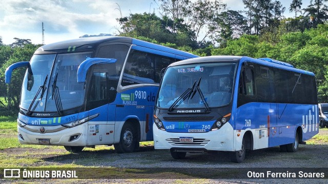 UTIL - União Transporte Interestadual de Luxo 760 na cidade de Barra do Piraí, Rio de Janeiro, Brasil, por Oton Ferreira Soares. ID da foto: 11802192.