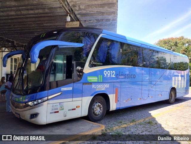 UTIL - União Transporte Interestadual de Luxo 9912 na cidade de Valença, Rio de Janeiro, Brasil, por Danilo  Ribeiro. ID da foto: 11803131.