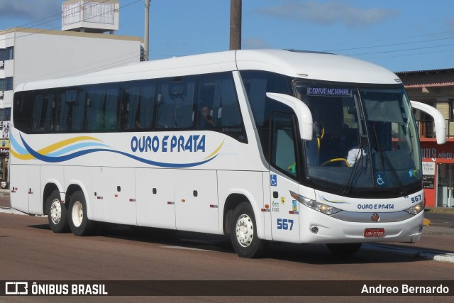 Viação Ouro e Prata 567 na cidade de Tramandaí, Rio Grande do Sul, Brasil, por Andreo Bernardo. ID da foto: 11804003.