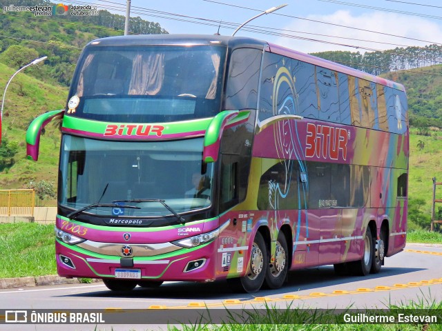Bitur Transporte Coletivo e Turismo 9003 na cidade de Aparecida, São Paulo, Brasil, por Guilherme Estevan. ID da foto: 11805663.