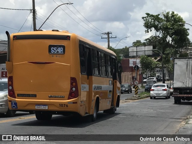 Transporte Suplementar de Belo Horizonte 1076 na cidade de Belo Horizonte, Minas Gerais, Brasil, por Quintal de Casa Ônibus. ID da foto: 11804606.