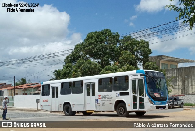 Rodoviária Santa Rita > SIM - Sistema Integrado Metropolitano > TR Transportes 56002 na cidade de Santa Rita, Paraíba, Brasil, por Fábio Alcântara Fernandes. ID da foto: 11806996.