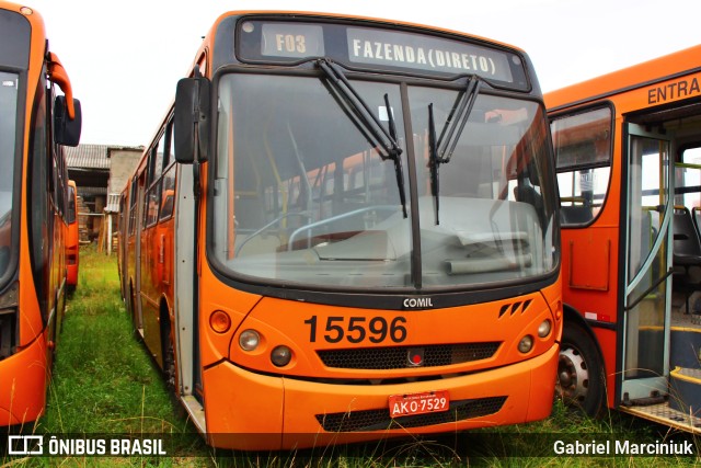 Leblon Transporte de Passageiros 15596 na cidade de Curitiba, Paraná, Brasil, por Gabriel Marciniuk. ID da foto: 11807967.