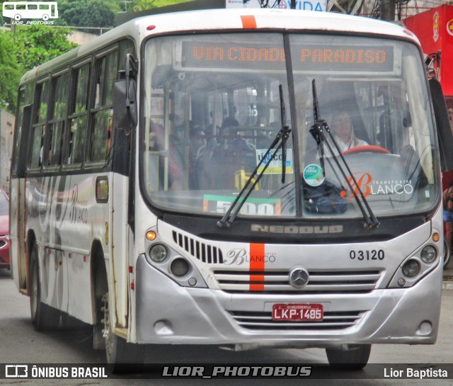 Transportes Blanco 03120 na cidade de Nova Iguaçu, Rio de Janeiro, Brasil, por Lior Baptista. ID da foto: 11806978.