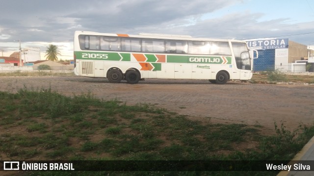 Empresa Gontijo de Transportes 21055 na cidade de Ouricuri, Pernambuco, Brasil, por Wesley Silva. ID da foto: 11806884.