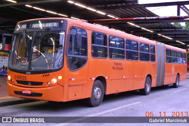 Leblon Transporte de Passageiros 15R35 na cidade de Curitiba, Paraná, Brasil, por Gabriel Marciniuk. ID da foto: 11810007.