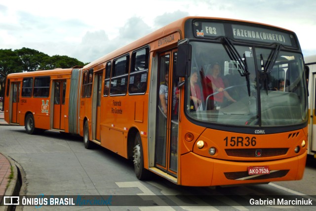 Leblon Transporte de Passageiros 15R36 na cidade de Curitiba, Paraná, Brasil, por Gabriel Marciniuk. ID da foto: 11810018.