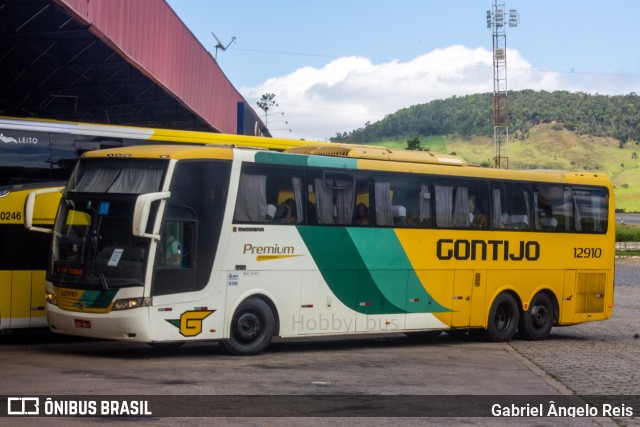 Empresa Gontijo de Transportes 12910 na cidade de João Monlevade, Minas Gerais, Brasil, por Gabriel Ângelo Reis. ID da foto: 11811737.