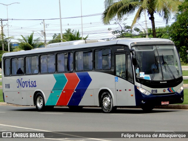 Novisa Transportes Rodoviários e Serviços 0118 na cidade de Camaçari, Bahia, Brasil, por Felipe Pessoa de Albuquerque. ID da foto: 11813651.