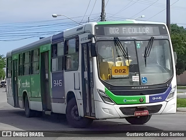 Viação Modelo 9445 na cidade de Aracaju, Sergipe, Brasil, por Gustavo Gomes dos Santos. ID da foto: 11815258.