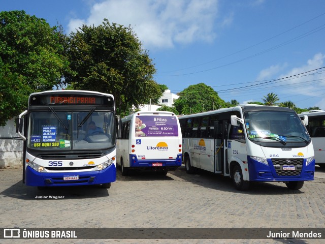 Litorânea Transportes 355 na cidade de Nísia Floresta, Rio Grande do Norte, Brasil, por Junior Mendes. ID da foto: 11816181.