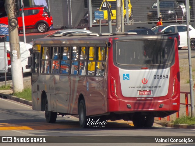 Auto Viação Urubupungá 00854 na cidade de Cajamar, São Paulo, Brasil, por Valnei Conceição. ID da foto: 11815284.