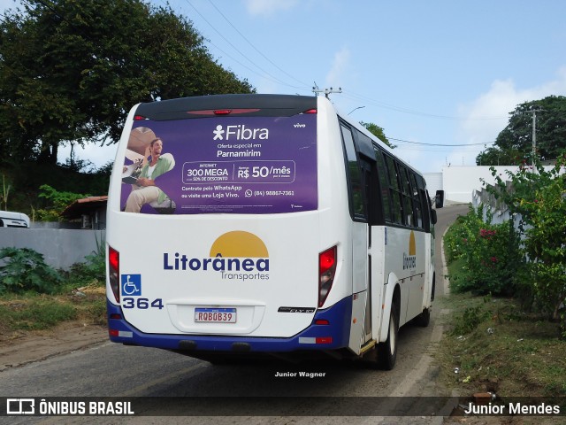 Litorânea Transportes 364 na cidade de Nísia Floresta, Rio Grande do Norte, Brasil, por Junior Mendes. ID da foto: 11816146.