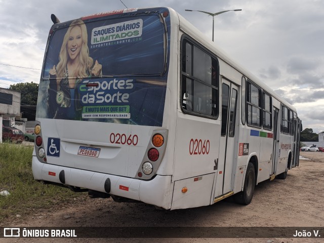 Consórcio Navegantes - 02 > Viação São Jorge > Transurb Transporte Urbano 02060 na cidade de João Pessoa, Paraíba, Brasil, por João V.. ID da foto: 11818016.