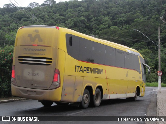 Viação Nova Itapemirim 21026 na cidade de Juiz de Fora, Minas Gerais, Brasil, por Fabiano da Silva Oliveira. ID da foto: 11817466.
