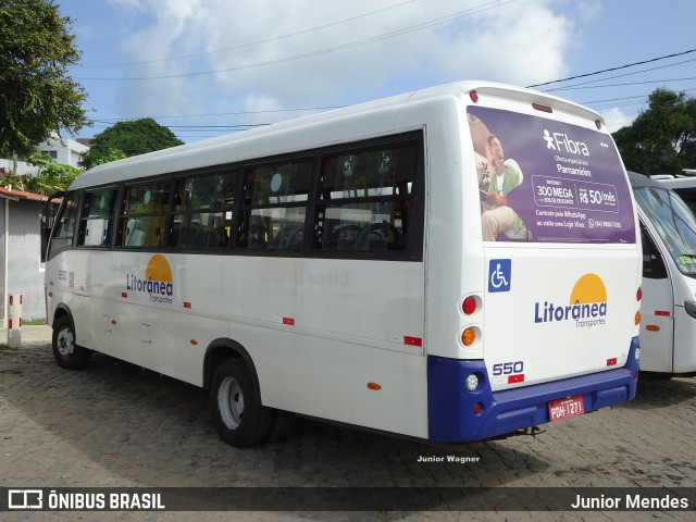 Litorânea Transportes 550 na cidade de Nísia Floresta, Rio Grande do Norte, Brasil, por Junior Mendes. ID da foto: 11816478.