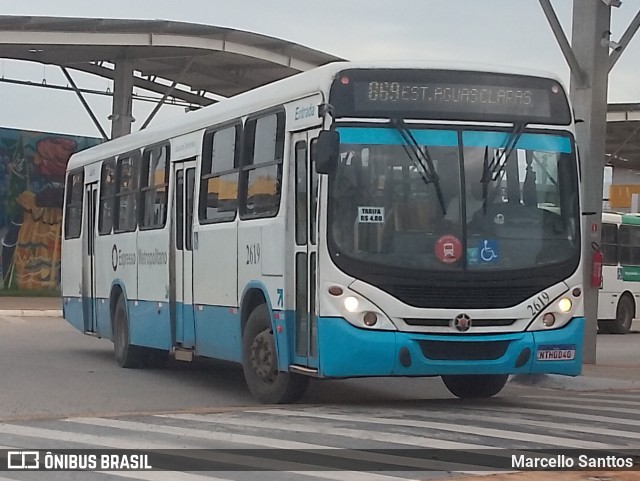 Expresso Metropolitano Transportes 2619 na cidade de Salvador, Bahia, Brasil, por Marcello Santtos. ID da foto: 11817850.