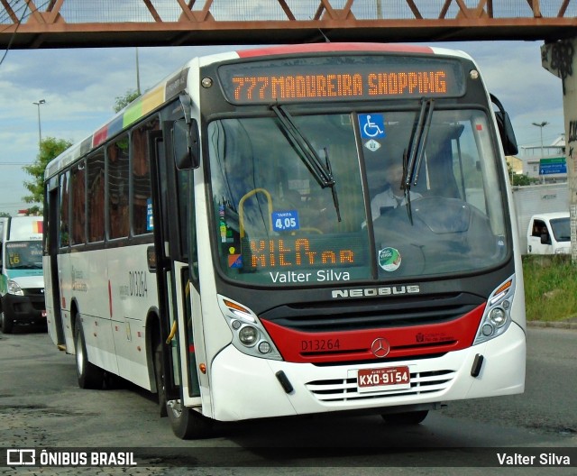 Transportes Barra D13264 na cidade de Rio de Janeiro, Rio de Janeiro, Brasil, por Valter Silva. ID da foto: 11818361.
