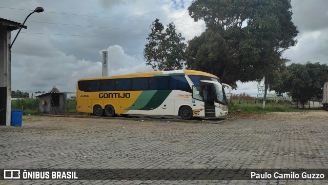 Empresa Gontijo de Transportes 21260 na cidade de São Mateus, Espírito Santo, Brasil, por Paulo Camilo Guzzo. ID da foto: 11821858.