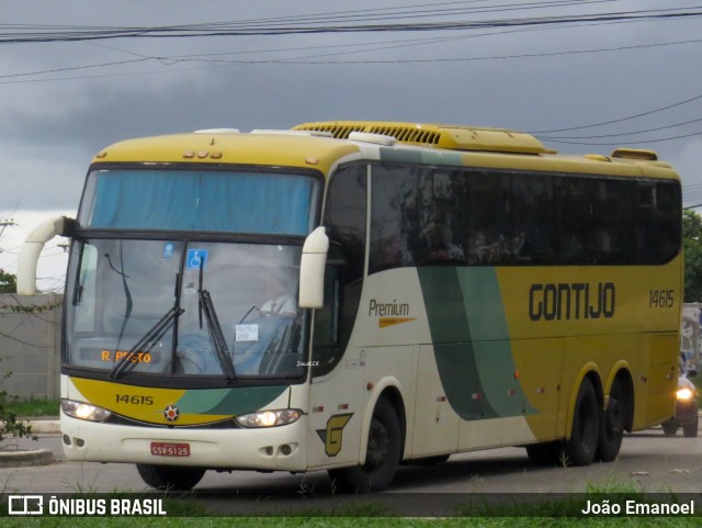 Empresa Gontijo de Transportes 14615 na cidade de Vitória da Conquista, Bahia, Brasil, por João Emanoel. ID da foto: 11821731.