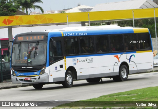 Transportes Futuro C30332 na cidade de Rio de Janeiro, Rio de Janeiro, Brasil, por Valter Silva. ID da foto: 11821176.