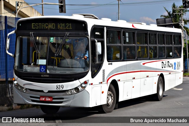 Del Rey Transportes 819 na cidade de Carapicuíba, São Paulo, Brasil, por Bruno Aparecido Machado. ID da foto: 11821760.