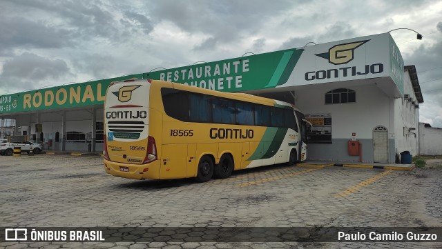 Empresa Gontijo de Transportes 18565 na cidade de São Mateus, Espírito Santo, Brasil, por Paulo Camilo Guzzo. ID da foto: 11821855.