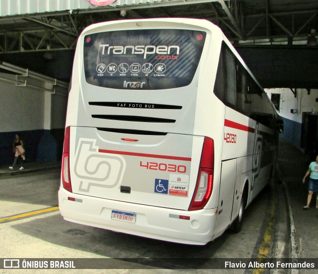 Transpen Transporte Coletivo e Encomendas 42030 na cidade de Sorocaba, São Paulo, Brasil, por Flavio Alberto Fernandes. ID da foto: 11820933.