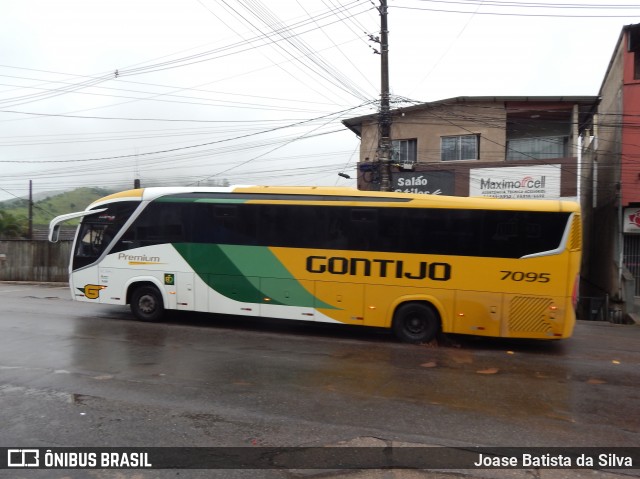 Empresa Gontijo de Transportes 7095 na cidade de Timóteo, Minas Gerais, Brasil, por Joase Batista da Silva. ID da foto: 11822254.