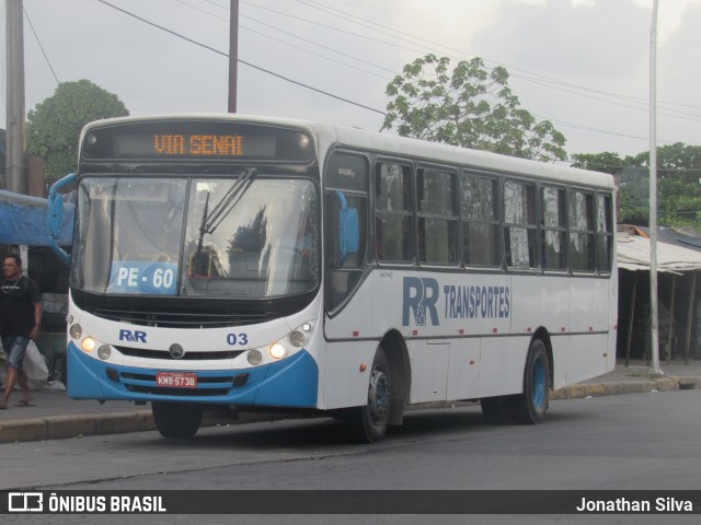 R&R Transportes 03 na cidade de Cabo de Santo Agostinho, Pernambuco, Brasil, por Jonathan Silva. ID da foto: 11824597.