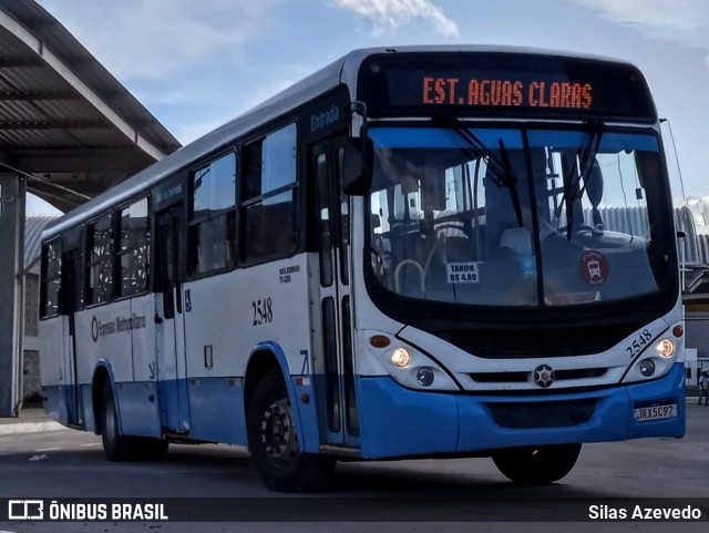Expresso Metropolitano Transportes 2548 na cidade de Salvador, Bahia, Brasil, por Silas Azevedo. ID da foto: 11824685.